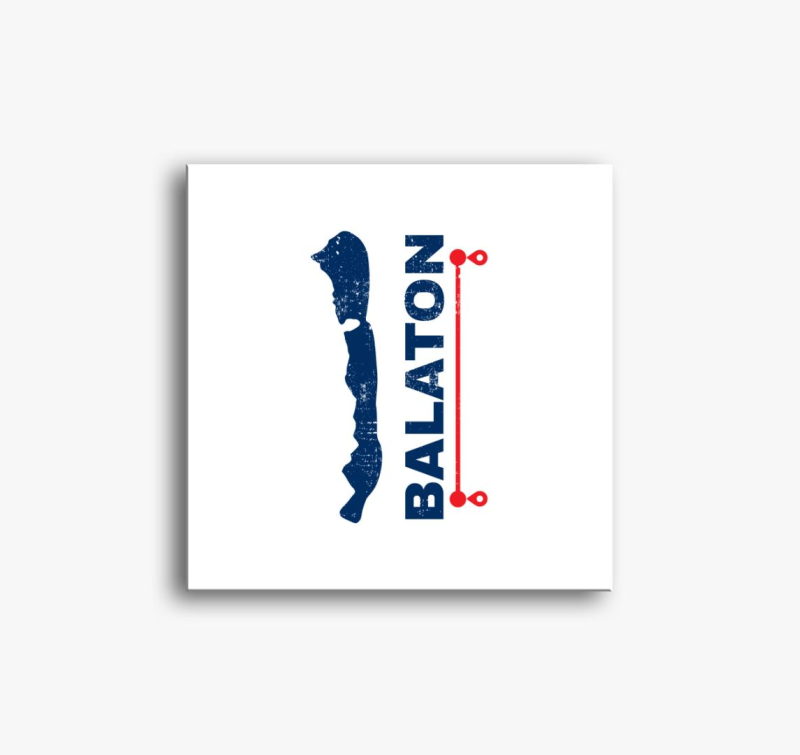 Balaton gps slika na platnu