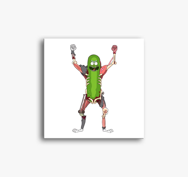 Pickle Rick Rat Suit slika na platnu