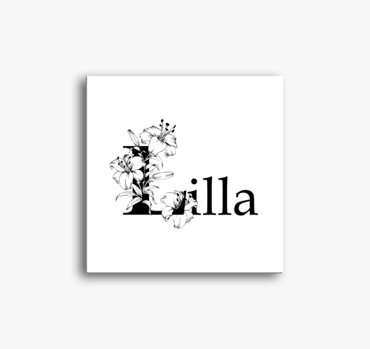 Lilla slika na platnu