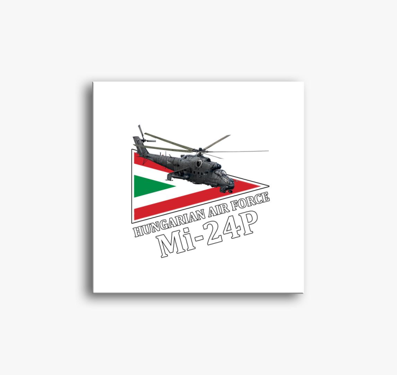 HUNAF Mi-24P 2 slika na platnu