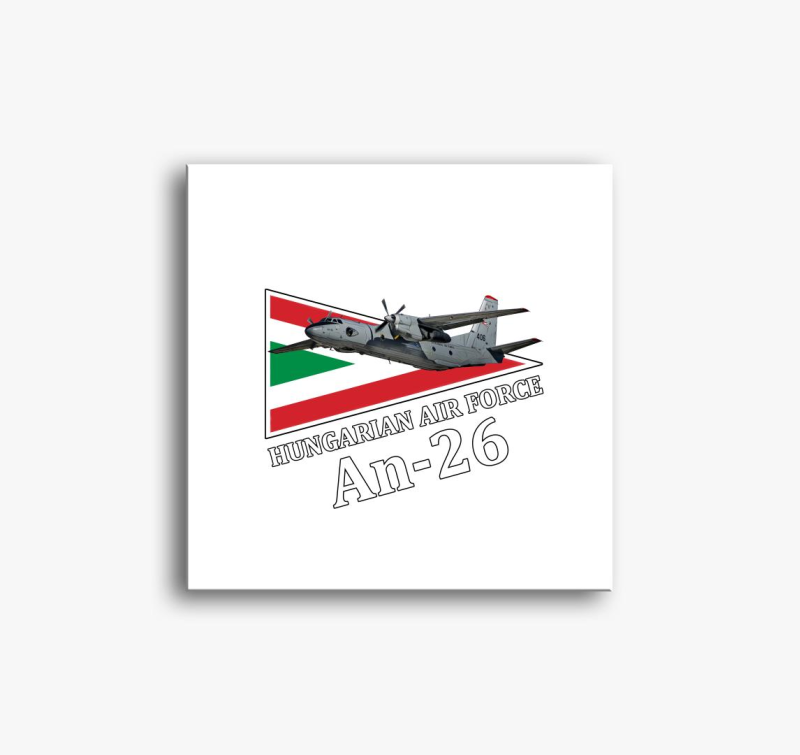 HUNAF An-26 slika na platnu