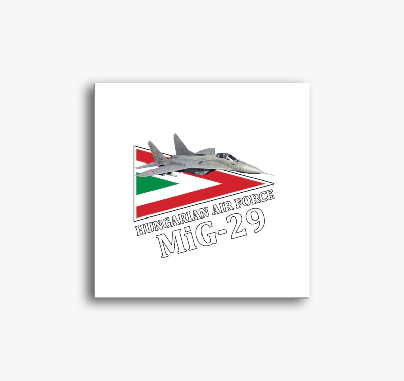 HUNAF MiG-29 slika na platnu
