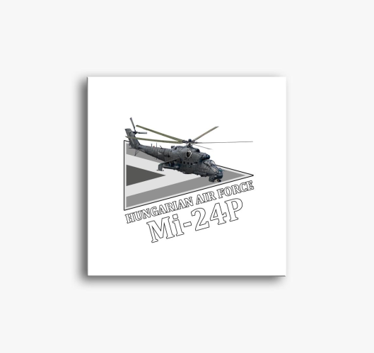 HUNAF Mi-24P 4 slika na platnu