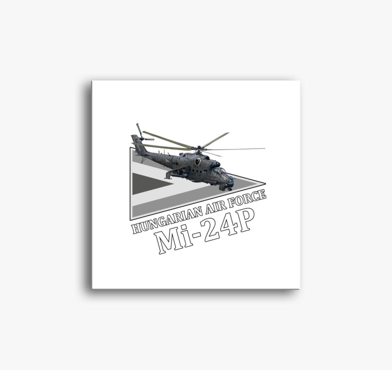 HUNAF Mi-24P 4 slika na platnu
