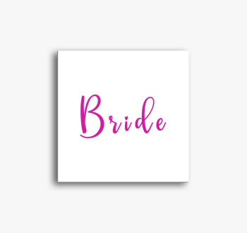 Bride pink szivecske slika na platnu