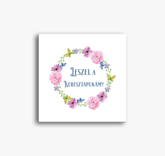 Keresztapu slika na platnu