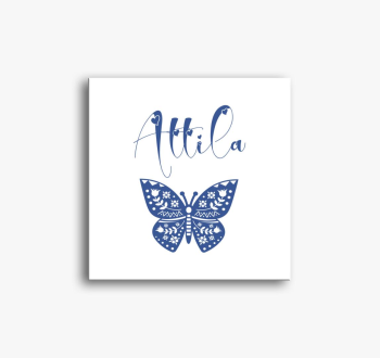 Modra slika na platn