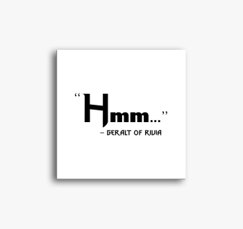 Hmm Geralt slika na platnu