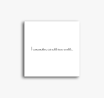 All too well taylor swift slika na platnu