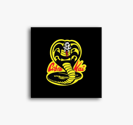 Cobra kai slika na platnu