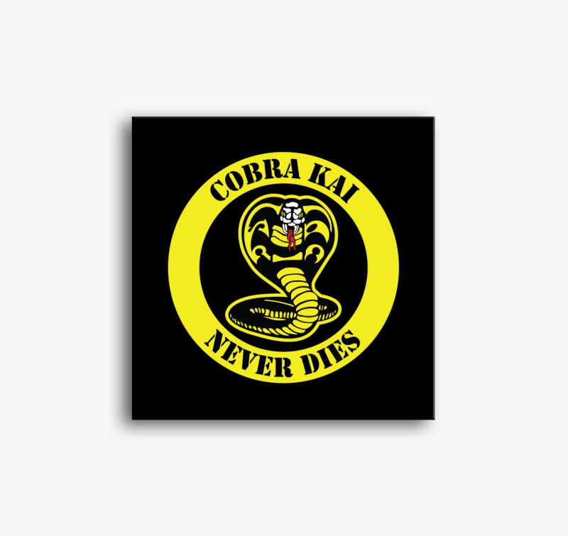 Cobra Kai never dies slika na platnu