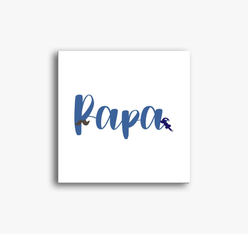 Papa slika na platnu