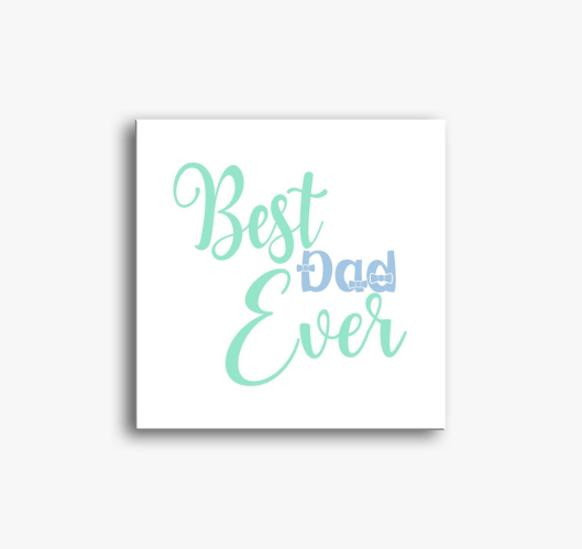 best DAD ever pasztell slika n...