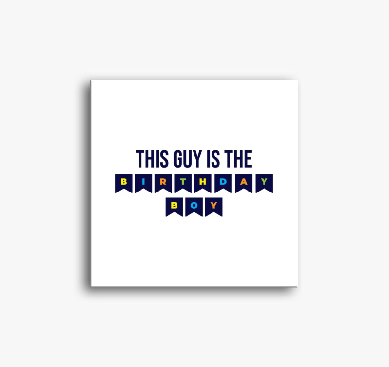 BIRTHDAY BOY (BRTH) slika na platnu