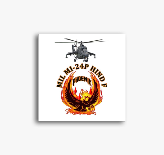 Mi-24P Phoenix slika na platnu