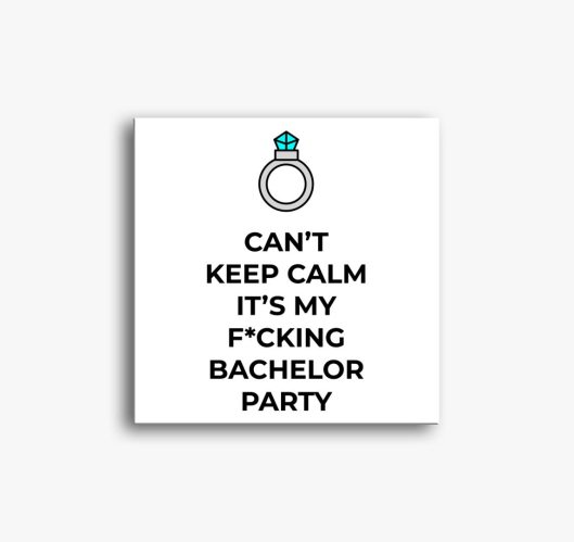 KEEP CALM (BCLR) slika na plat...