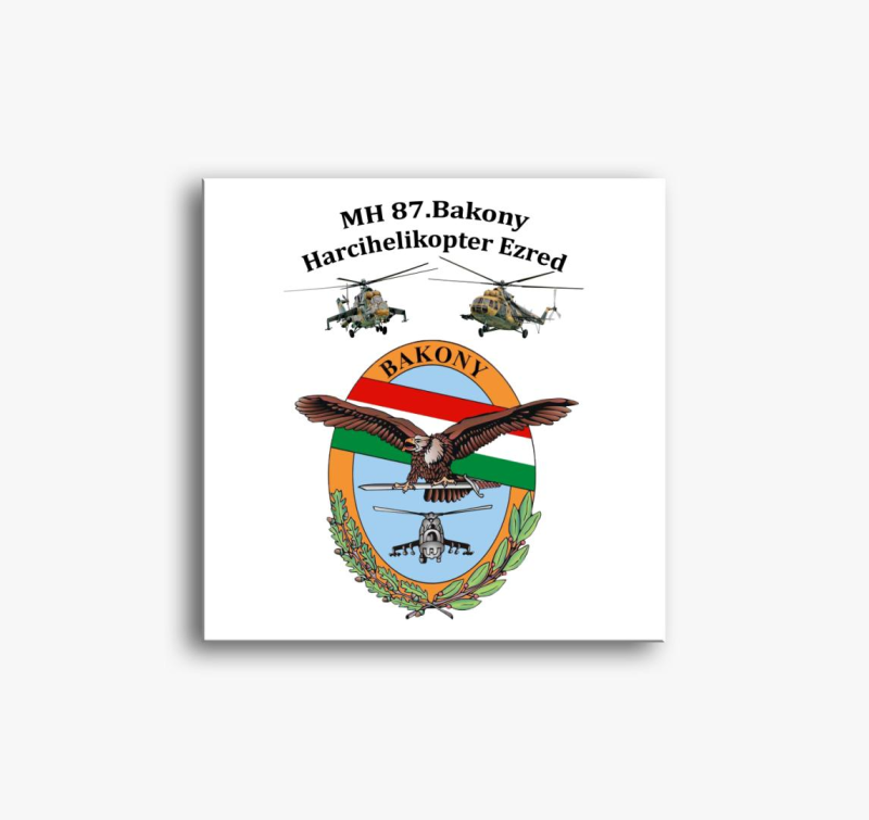 MH 87. Bakony Harcihelikopter Ezred slika na platnu