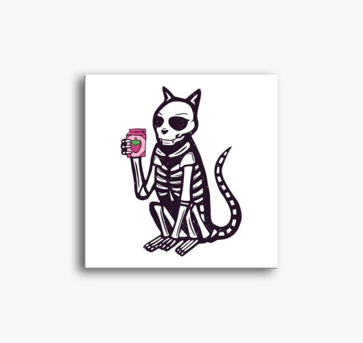 Milk Shake Cat slika na platnu