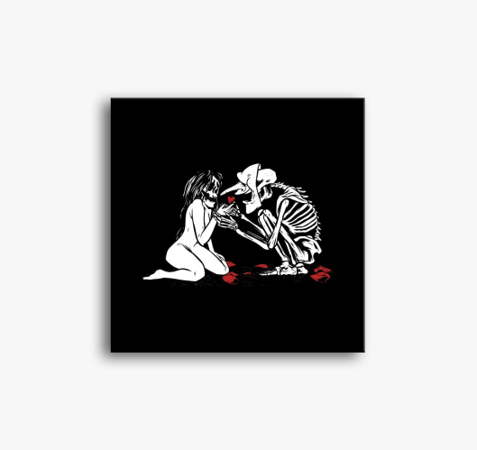 Szerelmes slika na platnu