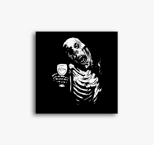 zombi slika na platnu