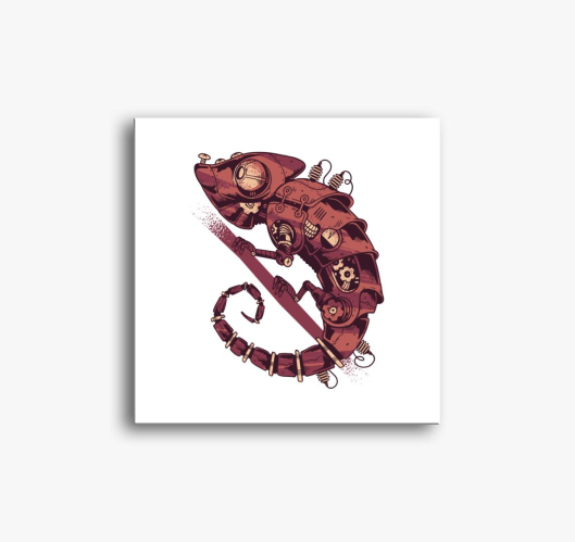Steampunk slika na platnu