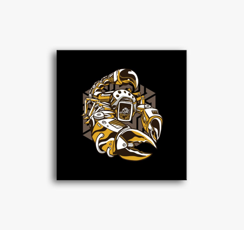 Steampunk slika na platnu