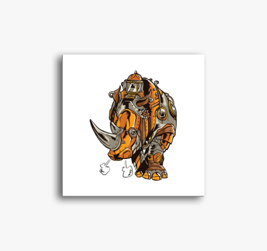 Steampunk slika na platnu