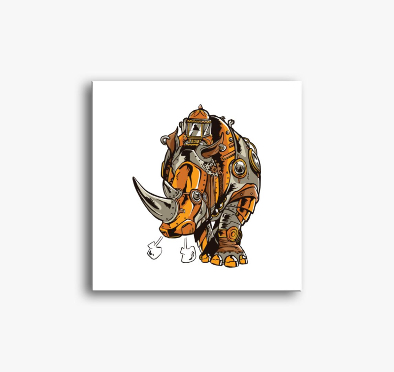 Steampunk slika na platnu