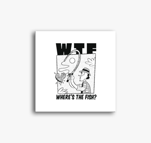 Oszt hol hal? slika na platnu