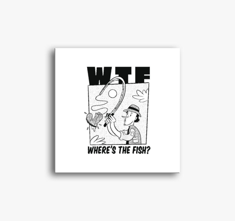 Oszt hol hal? slika na platnu