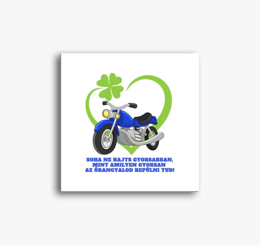 Motoros slika na platnu