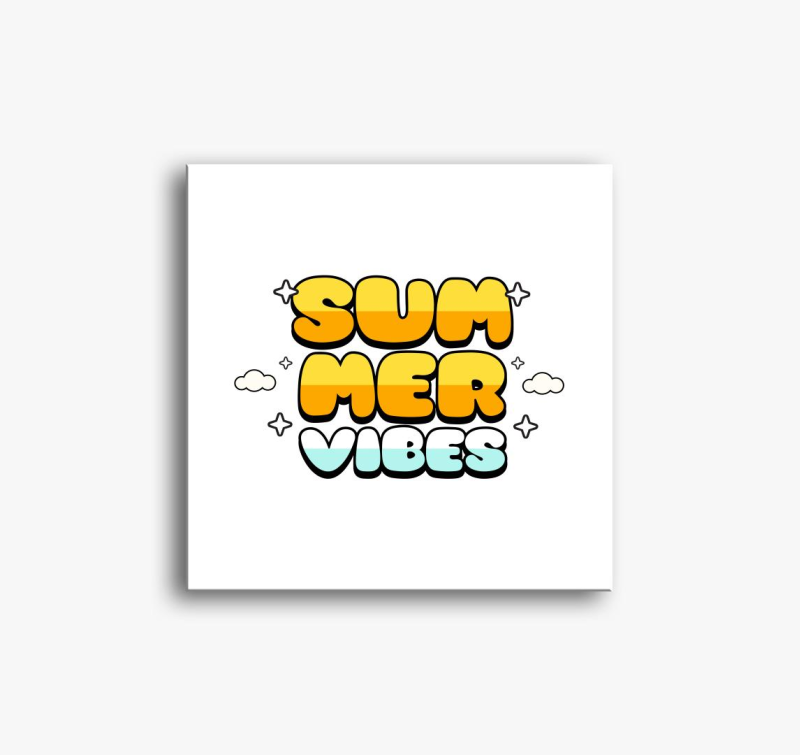 summer vibes slika na platnu