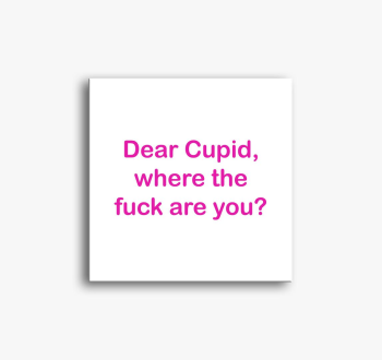 Dear Cupid pink slik...