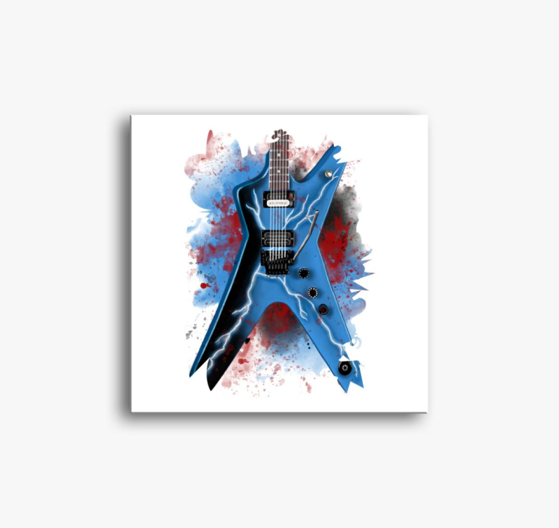 Dimebag Darrel kitara slika na platnu