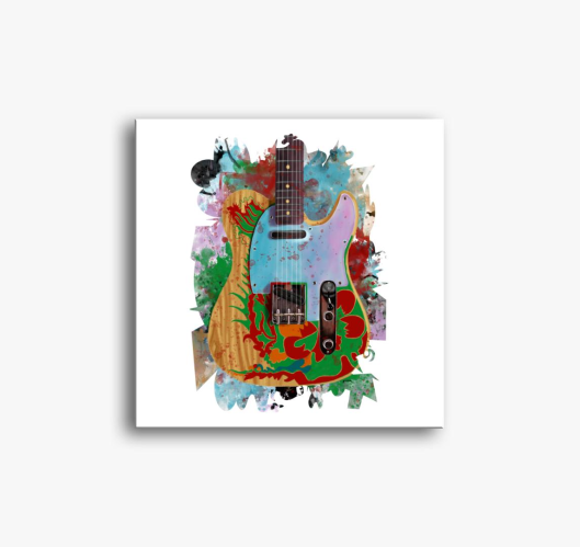 Jimmy Page kitara slika na pla...