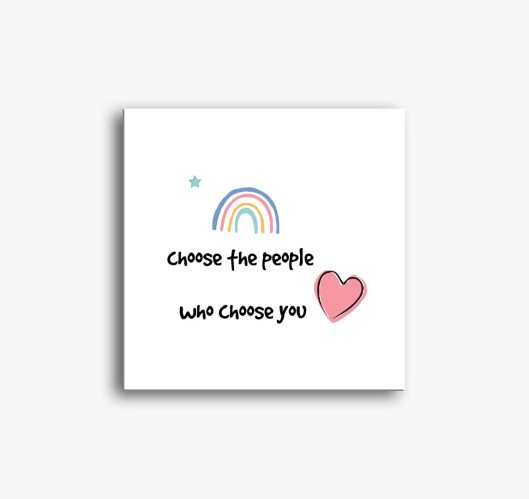 Choose you slika na platnu