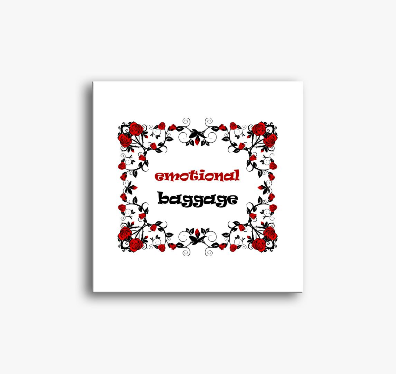 Emotional baggage slika na platnu