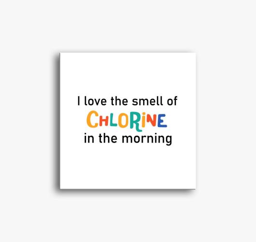 chlorine smell slika na platnu