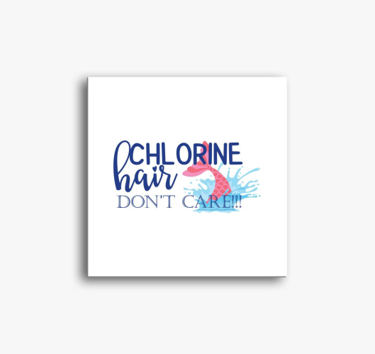 chlorine hair slika na platnu