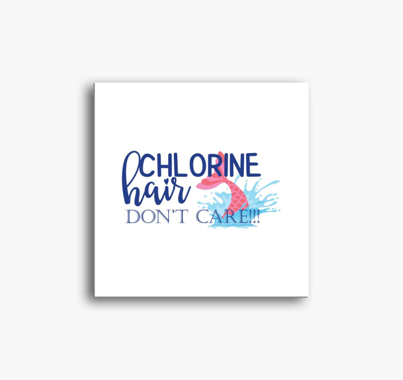 chlorine hair slika na platnu