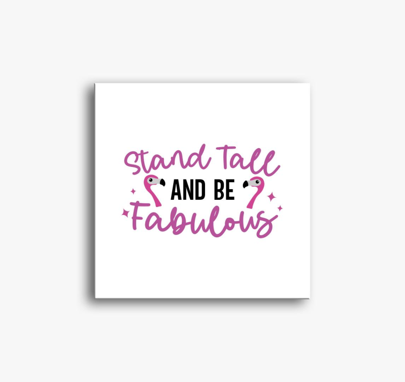 Flamingo stand tall slika na platnu