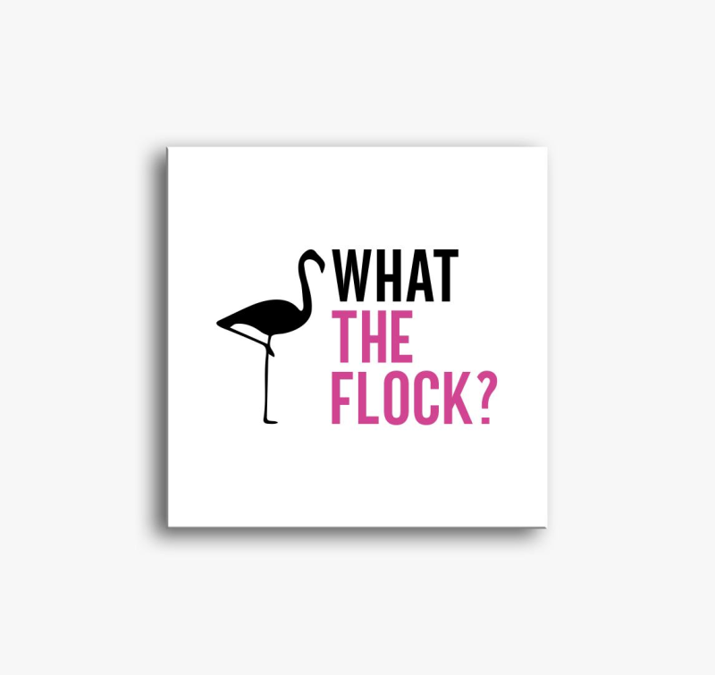 Flamingo what slika na platnu