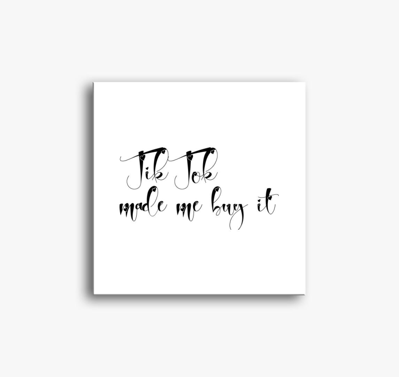 tiktok buyer slika na platnu