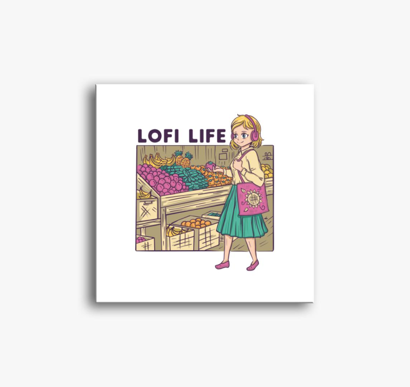 LoFi LiFe slika na platnu