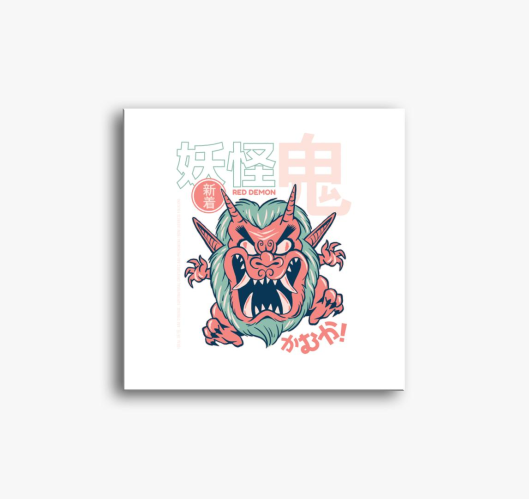 Red Demon slika na platnu