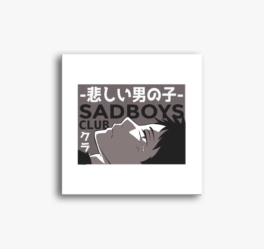 Sad Boy Club slika na platnu
