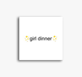 girl dinner slika na