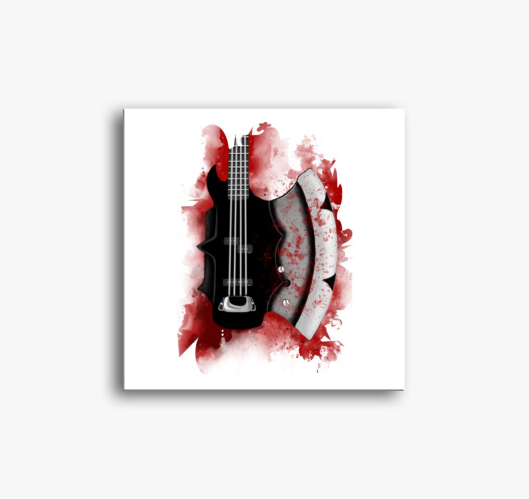 Gene Simmons slika na platnu