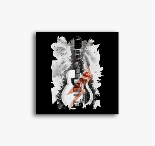 David Bowie kitara slika na pl...