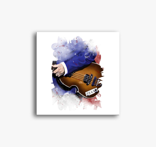 Paul McCartney slika na platnu